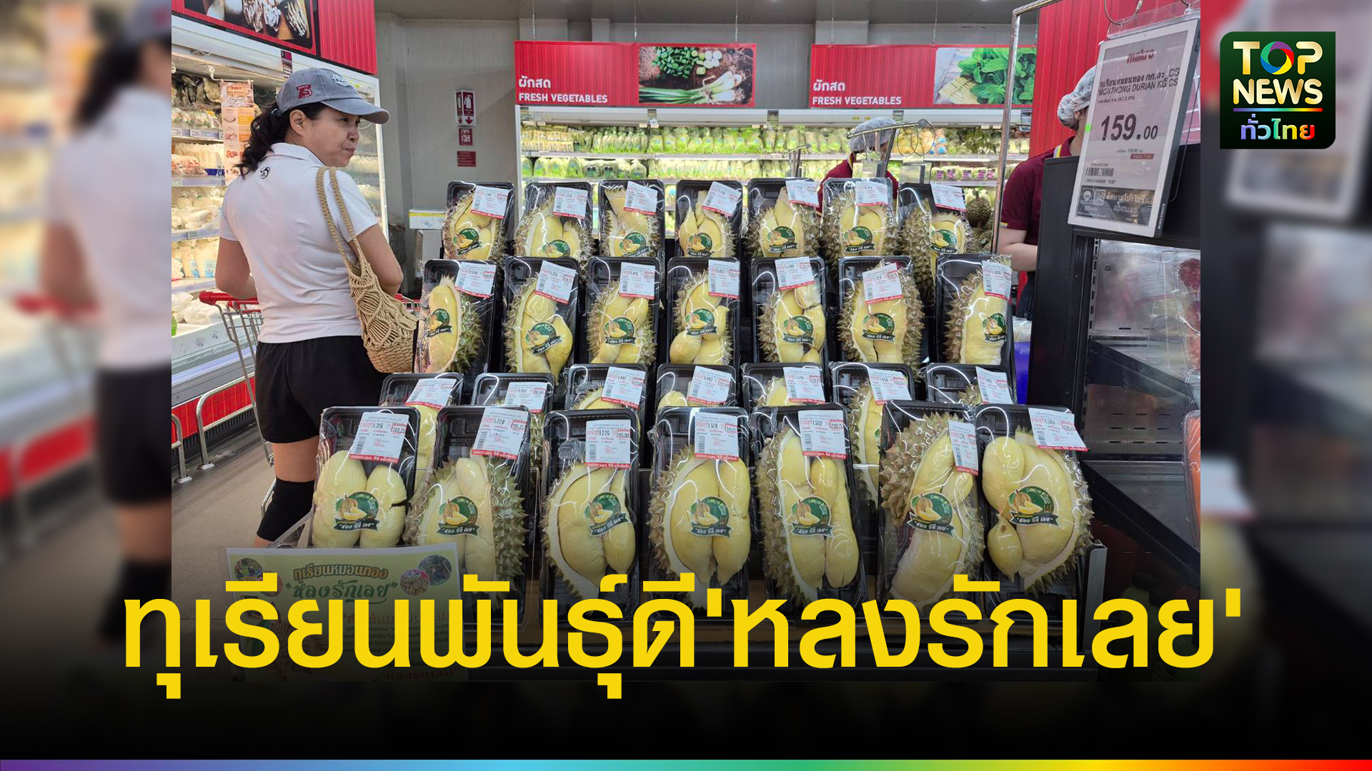 เลย-เกษตรกรปลูกทุเรียนพันธุ์ดี-‘หลง-รัก-เลย’-ผลไม้เศรษฐกิจตัวใหม่ปลอดสารพิษ-|-topnews