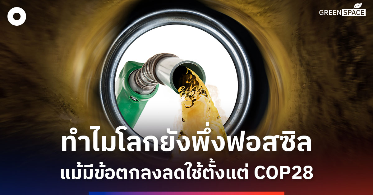 ทำไมโลกยังพึ่งพาเชื้อเพลิงฟอสซิล-แม้มีข้อตกลง-cop28