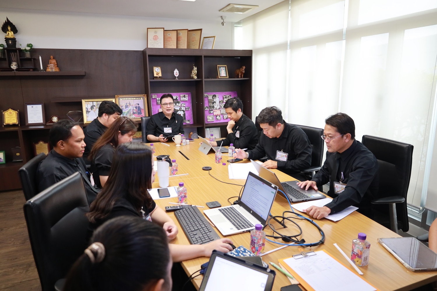 ประชุมคณะกรรมการบริหารกิจการนักเรียนนักศึกษาและคณะกรรมการทุนการศึกษา-—-สถาบันเทคโนโลยีจิตรลดา-cdti