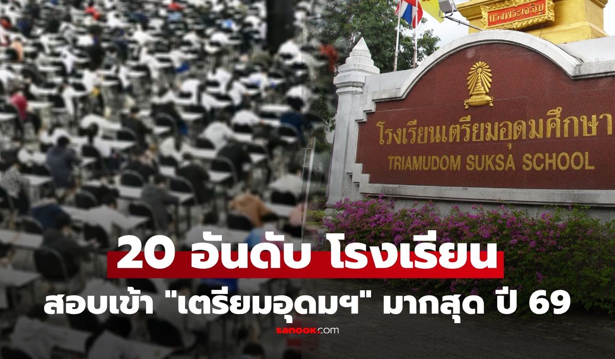 ส่องอันดับ-20-โรงเรียน-สอบติด-“เตรียมอุดมฯ”-มากสุด-ปี-2569-มีพลิกโผไหม-ปีนี้ใครแชมป์?